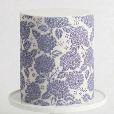 Seamless Cake Stencil - HYDRANGIUM