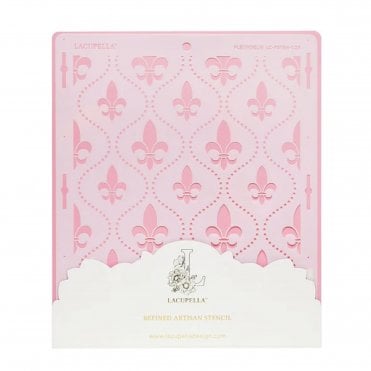 Seamless Pattern Cake Stencil - FLEURDELIS