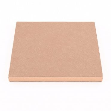Square Rose Gold Foiled Cake Drum/Board - 12mm Thick