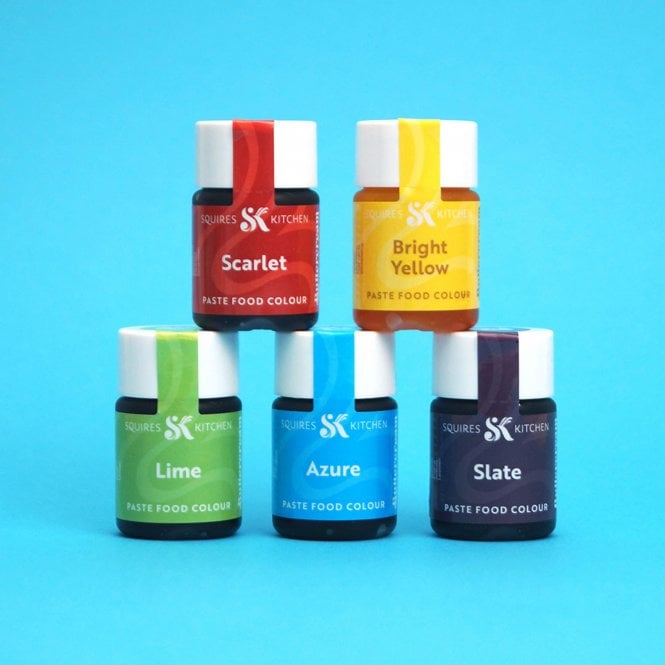 Squires Kitchen Paste Food Colour Perfect for Buttercream - Bold Kit