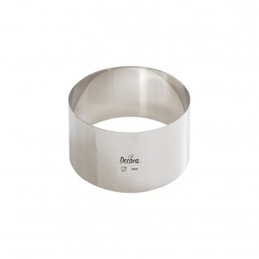 Stainless Steel Pastry Ring - 6cm Height