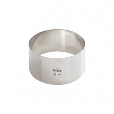 Stainless Steel Pastry Ring - 6cm Height