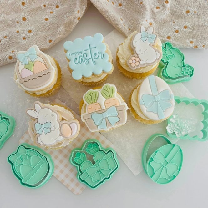 SweetP Cutters Easter Charm: Exquisite Bento Mini Cutter Full Set