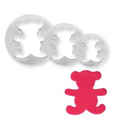 Teddy Bear Cutter - Set of 3