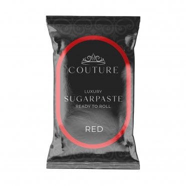 Vibrant Red Sugarpaste: Ideal for Cake Decorating & Confectionery Creations Best Before: Check Description