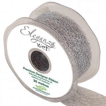 Web Ribbon - Metallic Silver No - 66