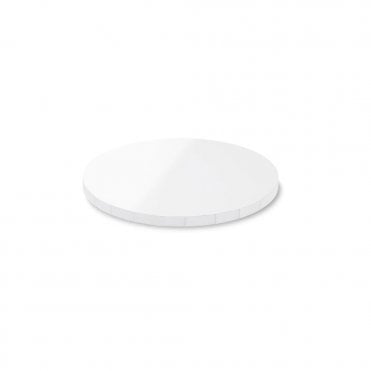 White Round ECO FRIENDLY Corrugated Cake Board Drums 12mm