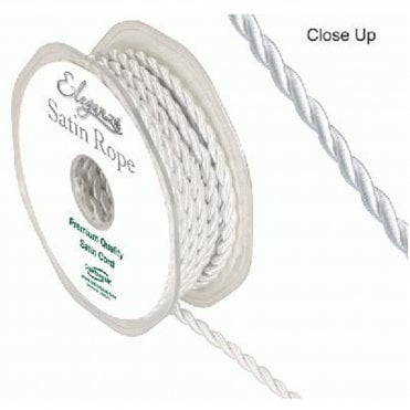 White - Satin Rope 10m