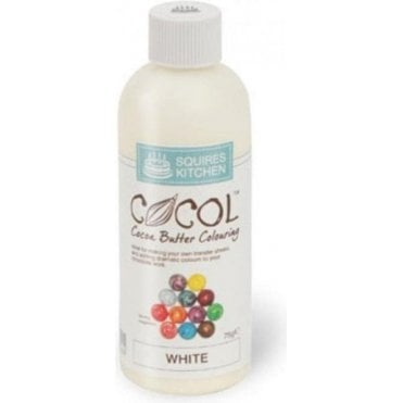 White - SK Professional COCOL Cocoa Butter Colouring 75g