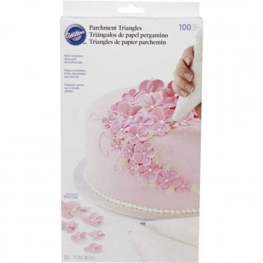 Parchment Triangles For Making Disposable Decorating Bags - 100 pieces