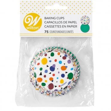 Standard Baking Cup Dots & Triangle 75 Count